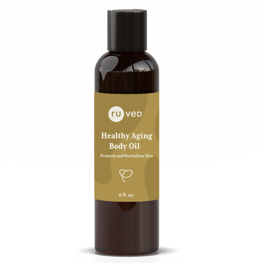 Healthy Aging Body Oil - Luxurious blend of natural oils to nourish and rejuvenate skin, promoting a radiant, youthful appearance. 100ml Bottle.