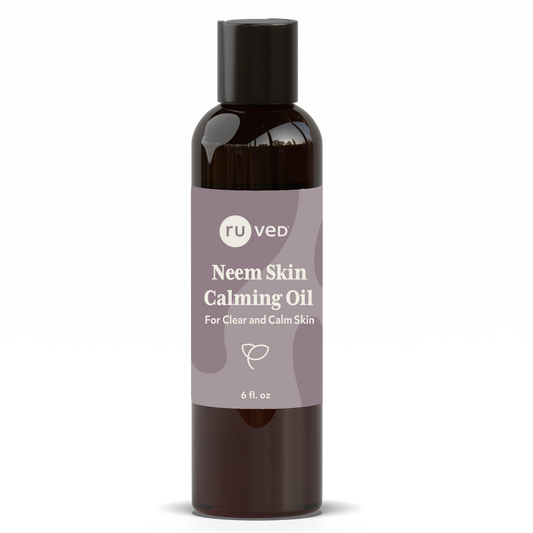 Neem Skin Calming Oil - Luxurious blend of natural oils to Calm and rejuvenate skin, promoting a radiant, cool appearance. 100ml Bottle.
