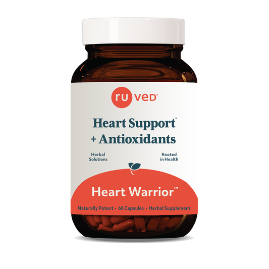Heart Warrior Capsules - Advanced Cardiovascular Fitness and Endurance Formula, 60 Vegetarian Capsules, A potent blend for cardiovascular health and vitality.