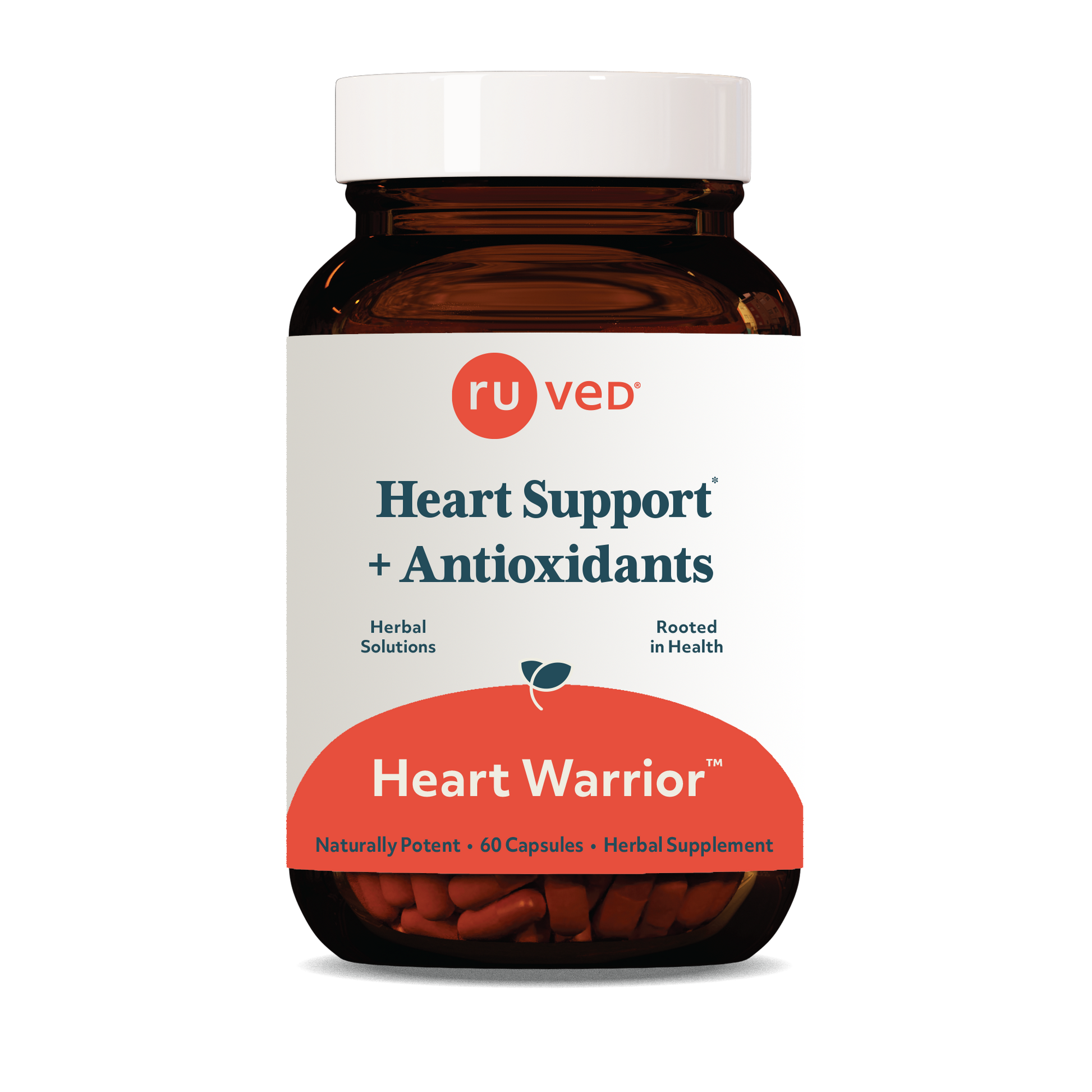 Heart Warrior Capsules - Advanced Cardiovascular Fitness and Endurance Formula, 60 Vegetarian Capsules, A potent blend for cardiovascular health and vitality.
