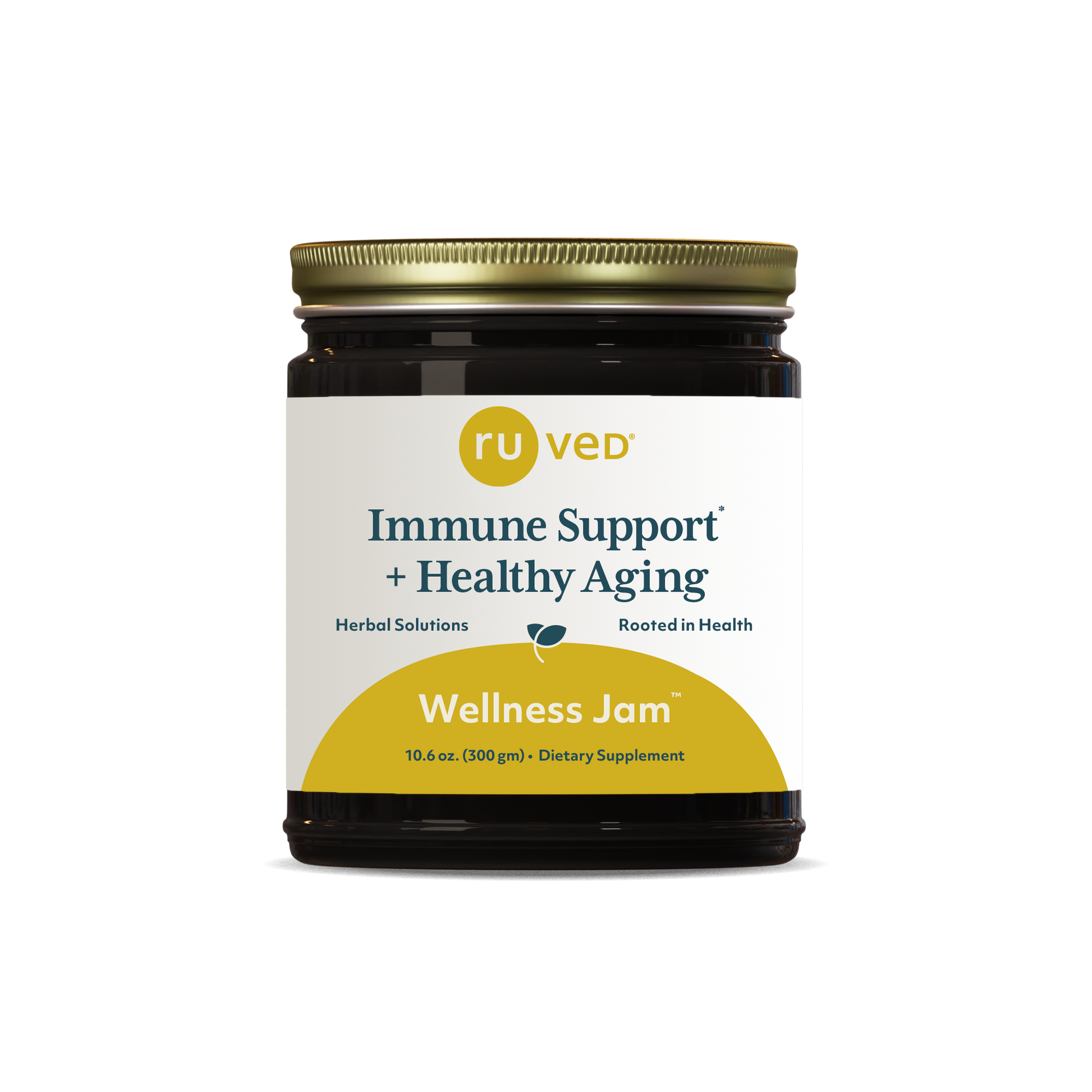 Wellness Jam Jar - Finely crafted antioxidant-packed jam for Day Nourishment - 300 gm Jar, Perfect for Immune Support + Healthy Aging with ingredients like Honey and Amla.