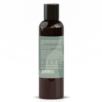 Active body massage oil for muscles and joints by ruved herbal supplements and ayush herbs
