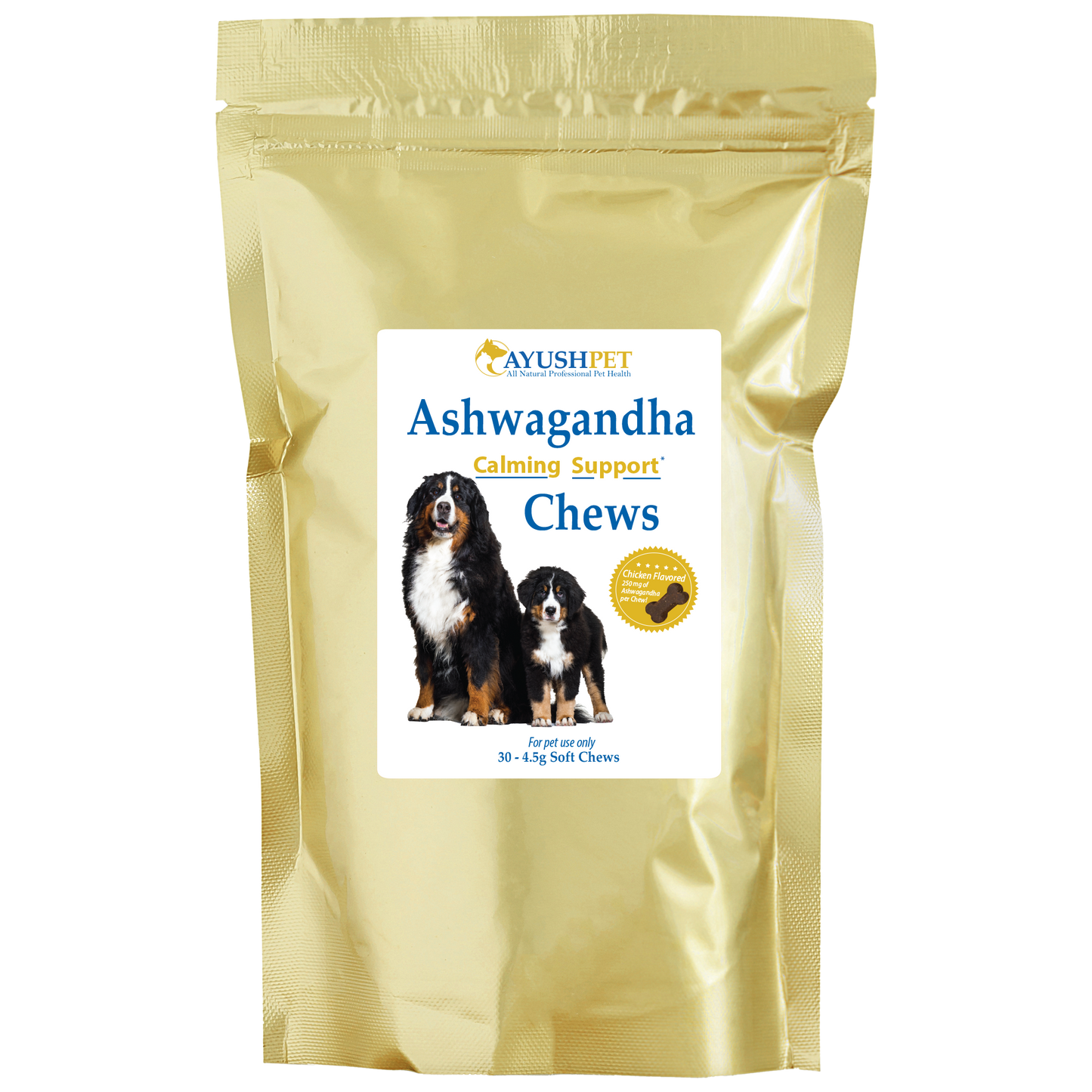 pet ashwagandha chews known for its adaptogenic properties to support your pet’s ability to adapt to stress by ruved herbal supplements and ayush herbs