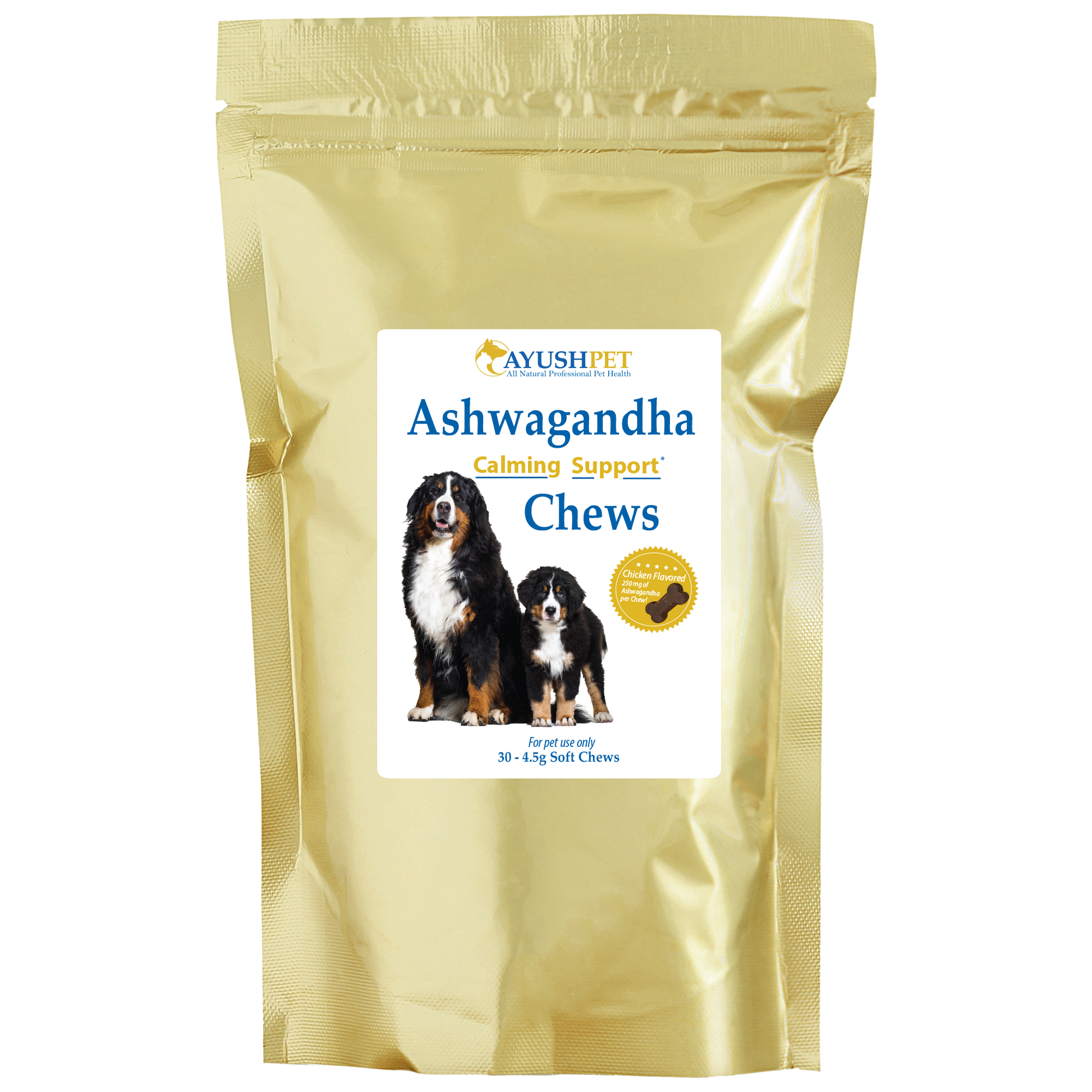 pet ashwagandha chews known for its adaptogenic properties to support your pet’s ability to adapt to stress by ruved herbal supplements and ayush herbs