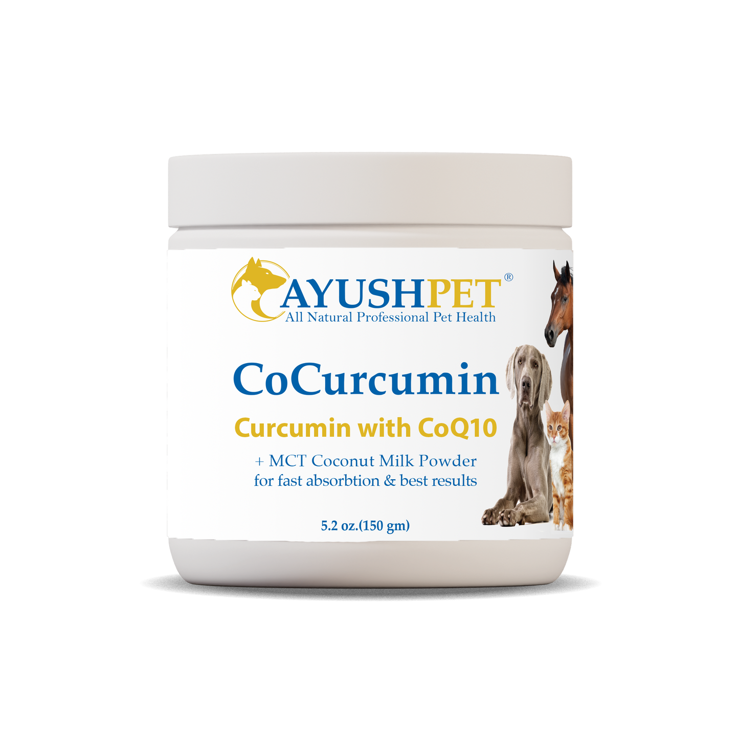 Pet Cocurcumin Daily Health + Wellness by ruved herbal supplements and ayush herbs