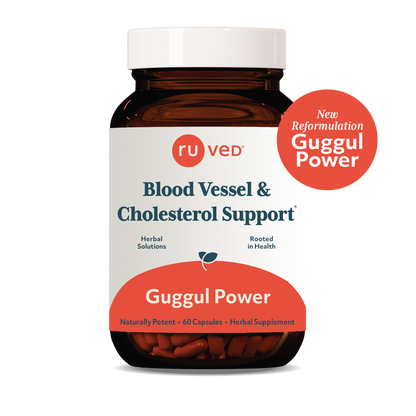 guggul power Herbal Blend for Balanced Cholesterol Levels, Supports Metabolism and Healthy Blood Vessels by ruved herbal supplements and ayush herbs