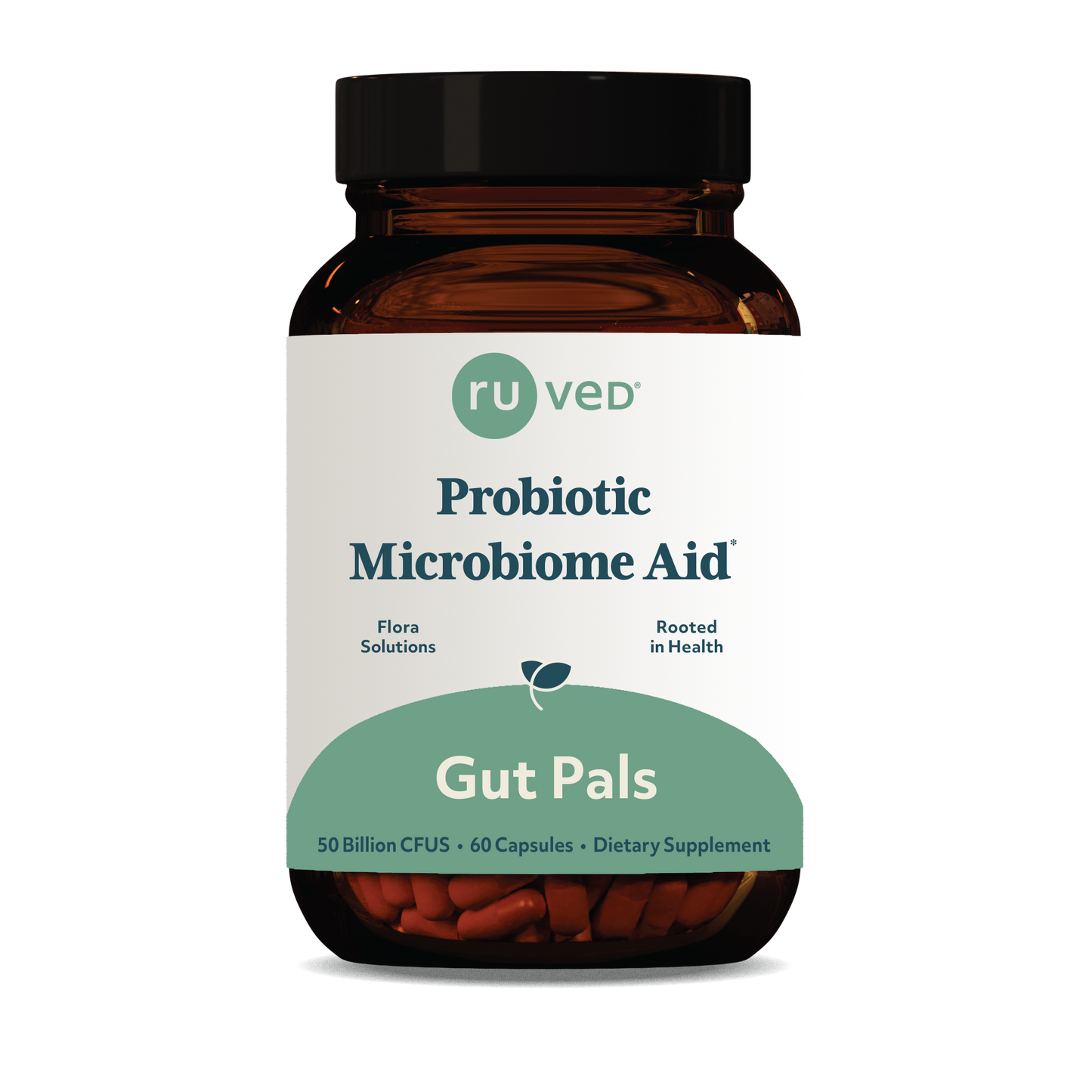 Gut Pals Capsules - Digestive Health Formula, 60 Capsules, Probiotics, and Prebiotics for Gut Balance.