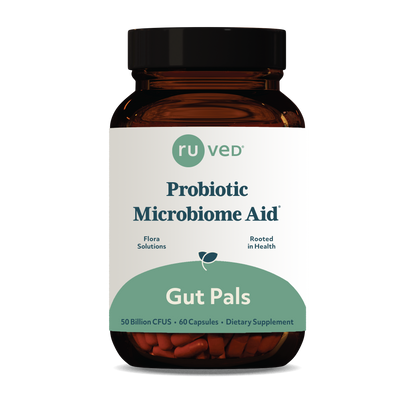 Gut Pals Capsules - Digestive Health Formula, 60 Capsules, Probiotics, and Prebiotics for Gut Balance.
