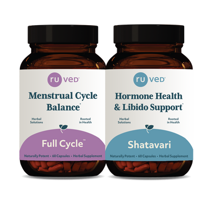 His & Hers Bundle, 120 Capsules. Featuring 2 Products: Full Cycle & Shatavari for Hormone and Libido Wellness.