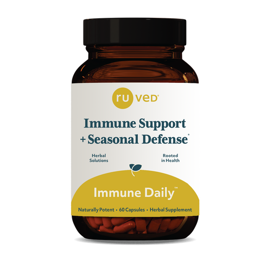 Immune Daily Capsules 40% Off- Ayurvedic Immune Digestion Formula, 60 Vegetarian Capsules, A Potent blend for Everyday Seasonal Defense Wellness.
