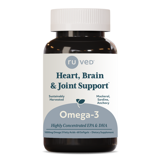 Omega-3 Softgels - Essential Fatty Acid Supplement, 60 Softgels, Supports Heart Health and Brain Function.