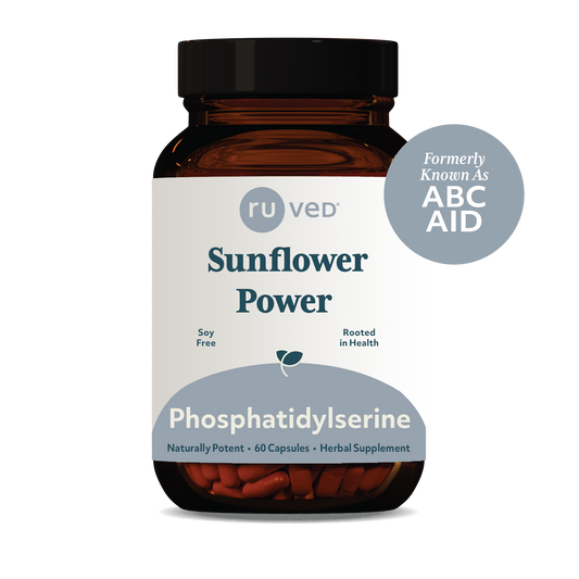 Phosphatidylserine Sunflower-Powered Brain Health Supplement, Promotes Healthy Nervous System and Adrenal Function by ruved herbal supplements and ayush herbs 