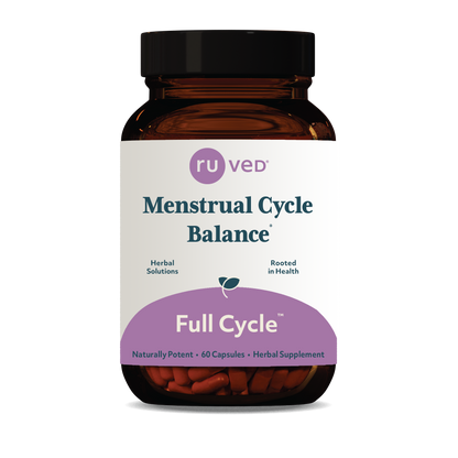 full cycle menstrual cycle balance by ruved herbal supplements and ayush herbs