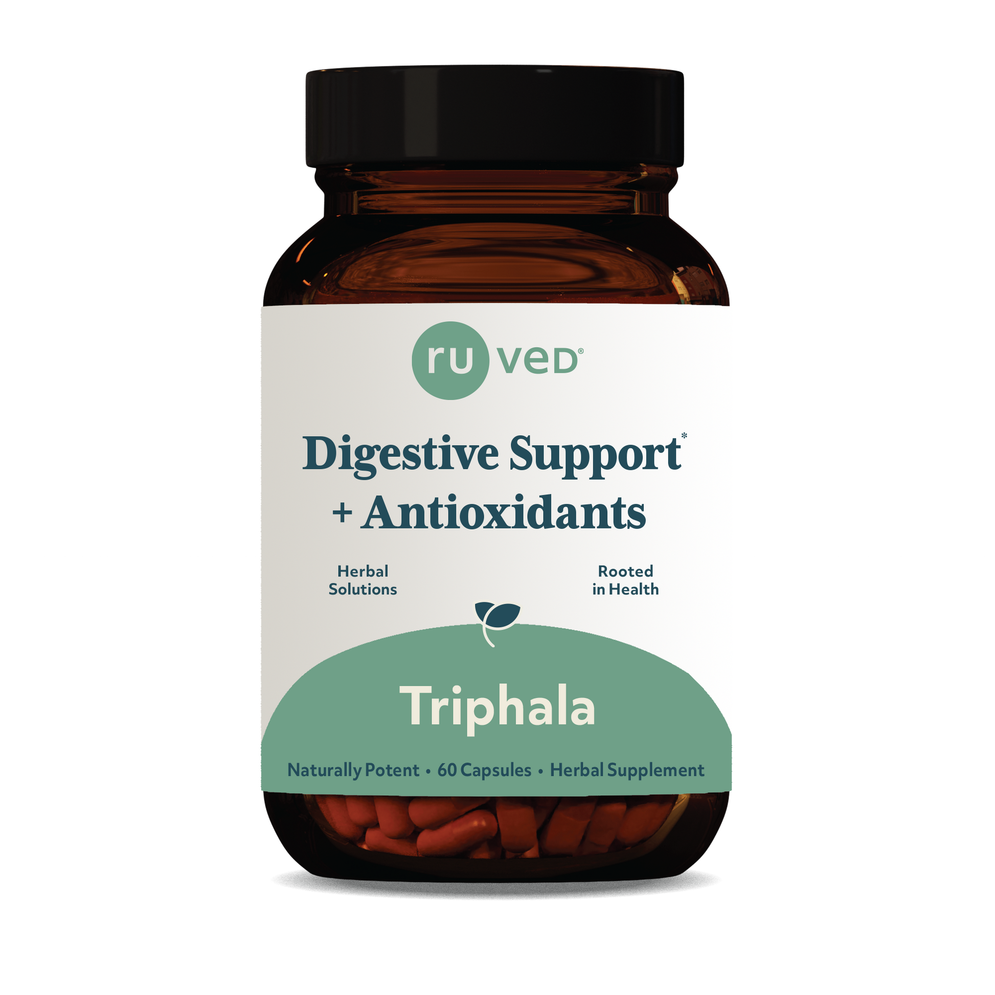 triphala Herbal Support for Calm and Balanced Digestion, Promotes Gut Health and Optimal Elimination by ruved herbal supplements and ayush herbs