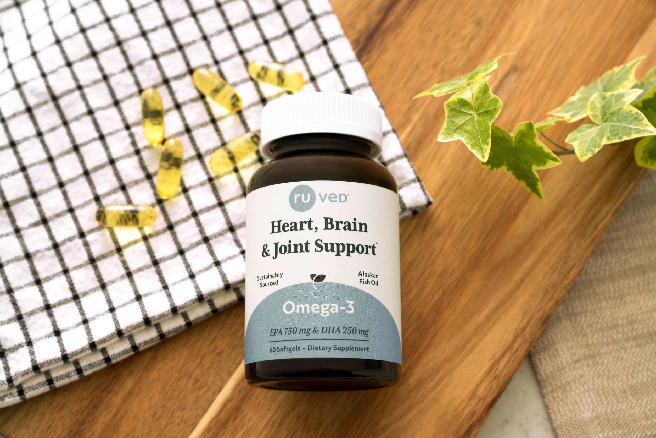 Omega 3 Fish Oil Heart Brain Joint Support by ruved Herbal