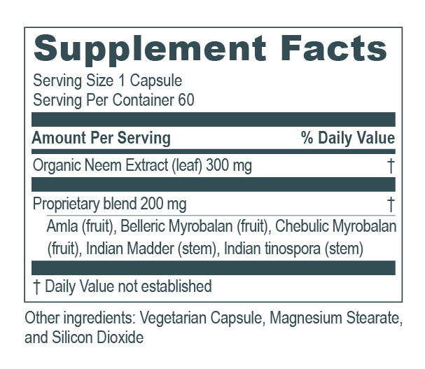supplement facts skintrio Supports Glowing Skin from the Inside Out, Promotes Digestion and Balanced Microbiome by ruved herbal supplements and ayush herbs
